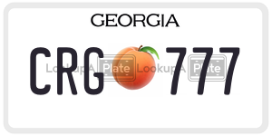 CRG777 GA License Plate User Reports Vehicle Information