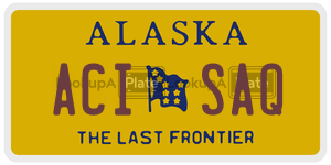 ACISAQ  license plate in AK