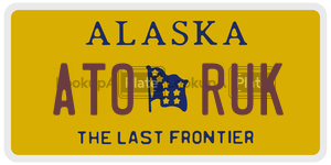 ATORUK license plate in Alaska