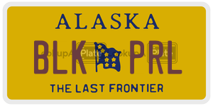 BLKPRL license plate in Alaska