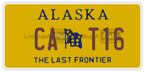 CAT16 license plate in Alaska