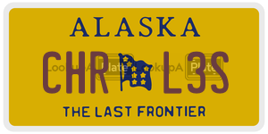 CHRL3S license plate in Alaska