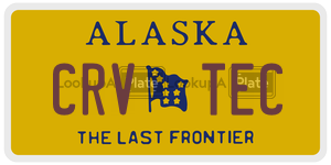 CRVTEC  license plate in AK