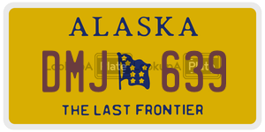 DMJ639 license plate in Alaska