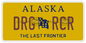 DRGRCR  license plate in AK