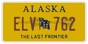 ELV762 license plate in Alaska