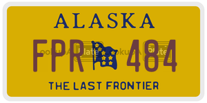 FPR484 license plate in Alaska