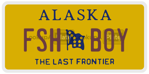 FSHBOY license plate in Alaska