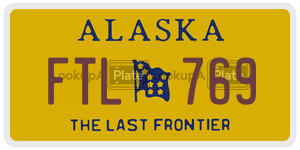 FTL769  license plate in AK