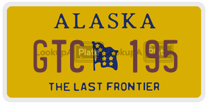GTC195 license plate in Alaska