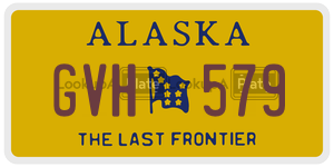 GVH579  license plate in AK