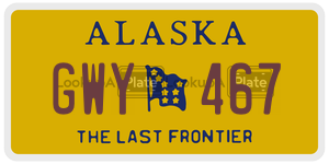 GWY467 license plate in Alaska