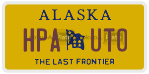 HPAUTO  license plate in AK