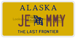 JEMMY  license plate in AK