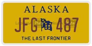 JFG487 license plate in Alaska