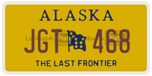 JGT468 license plate in Alaska