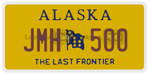 JMH500  license plate in AK