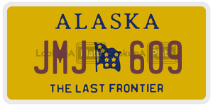 JMJ609  license plate in AK