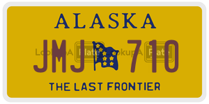 JMJ710  license plate in AK