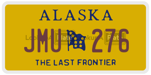 JMU276 license plate in Alaska