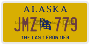 JMZ779  license plate in AK