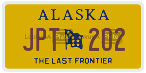 JPT202 license plate in Alaska