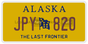 JPY820  license plate in AK