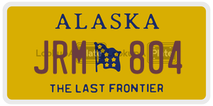 JRM804 license plate in Alaska