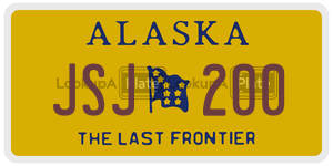 JSJ200 license plate in Alaska