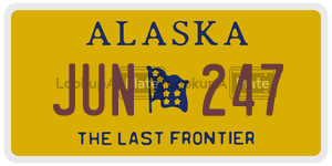 JUN247  license plate in AK