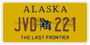 JVD221 license plate in Alaska