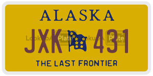 JXK431 license plate in Alaska