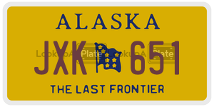 JXK651 license plate in Alaska