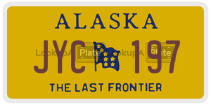 JYC197  license plate in AK
