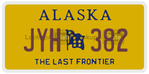 JYH382  license plate in AK