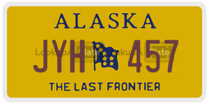 JYH457  license plate in AK