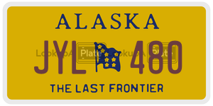 JYL480  license plate in AK