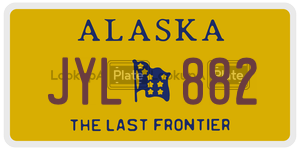 JYL882 license plate in Alaska