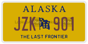 JZK901 license plate in Alaska