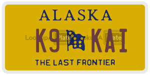 K9KAI license plate in Alaska