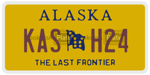 KASH24 license plate in Alaska