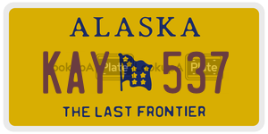 KAY537 license plate in Alaska