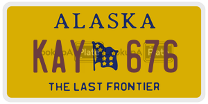 KAY676 license plate in Alaska