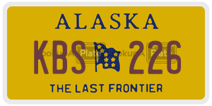KBS226  license plate in AK