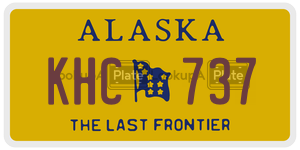 KHC737 license plate in Alaska