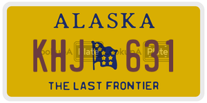 KHJ631 license plate in Alaska