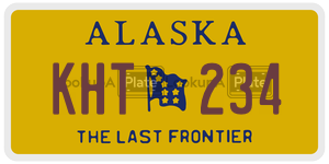 KHT234 license plate in Alaska
