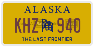 KHZ940 license plate in Alaska