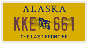 KKE661  license plate in AK