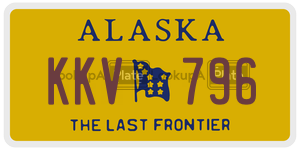 KKV796 license plate in Alaska